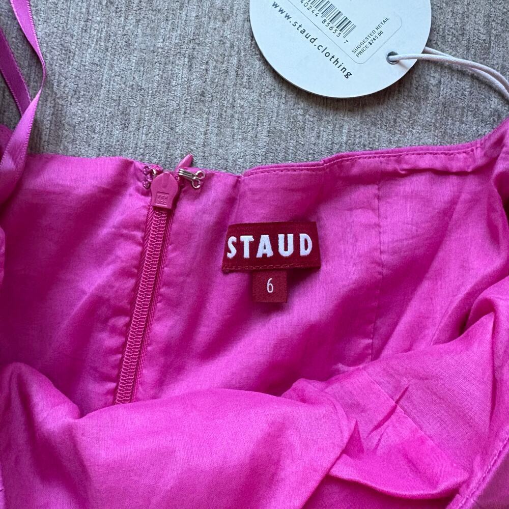 NWT Staud Pink Mini Dress - Picture 2 of 2